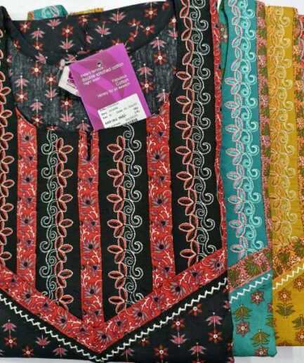 Cotton Embroidery Strait fit